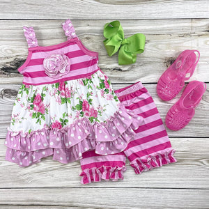 Shabby Chic Capri Set