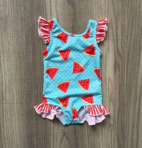 Watermelon One Piece Swim Suit