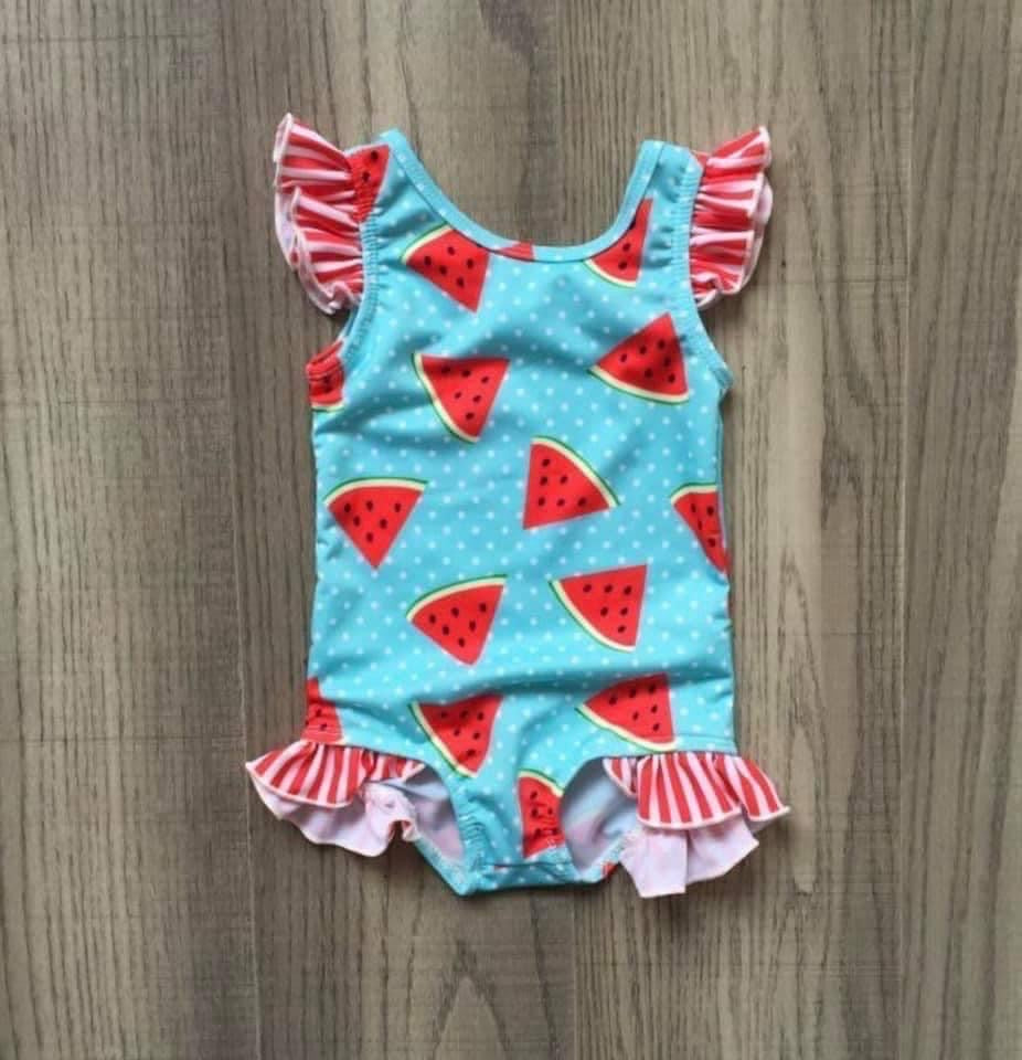 Watermelon One Piece Swim Suit