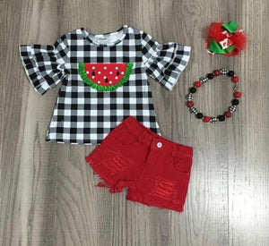 Watermelon Fun Short Set