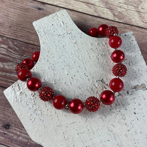 Red Bubble Necklace