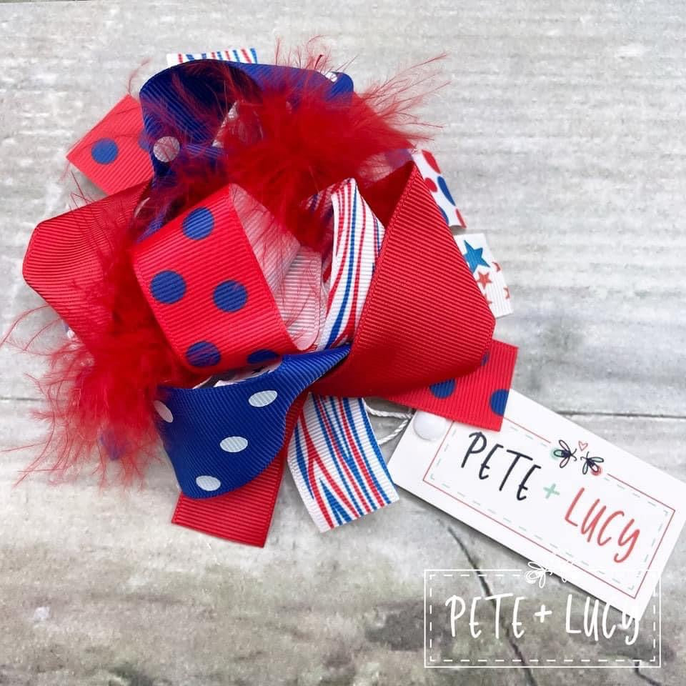 July 4th Firecracker : Deluxe Bow