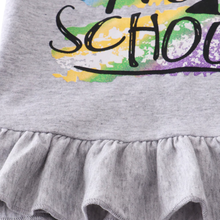 Load image into Gallery viewer, Grey Back to School Tie-Dye Denim Shorts
