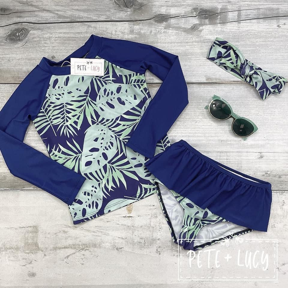 Tropical Rash Guard 2 Piece