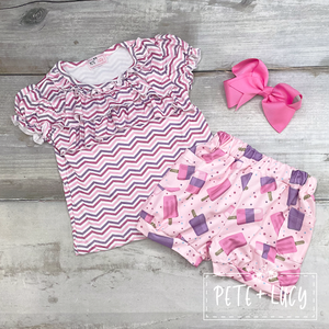 Popsicle Princess Short Set