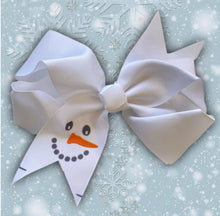 Load image into Gallery viewer, Snowman Holiday Dress w/ Bow
